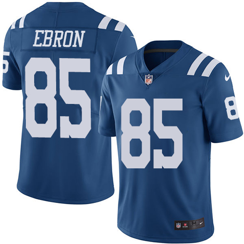 Indianapolis Colts #85 Limited Eric Ebron Royal Blue Nike NFL Men Rush Vapor Untouchable jersey->indianapolis colts->NFL Jersey
